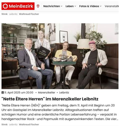 nette herren treffen